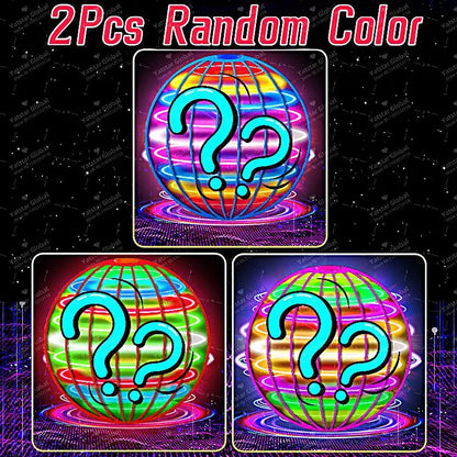 Magic with LED Light Flying Ball Spinner Hand Control 360° Rotating Mini UFO Drone Kids Party Game Gift Toys