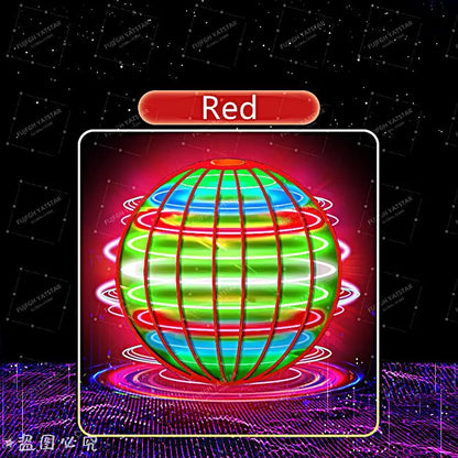 Magic with LED Light Flying Ball Spinner Hand Control 360° Rotating Mini UFO Drone Kids Party Game Gift Toys