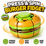 MySpinnerBall™ Burger Spin Fidget – Viral Sensory Spinner Toy