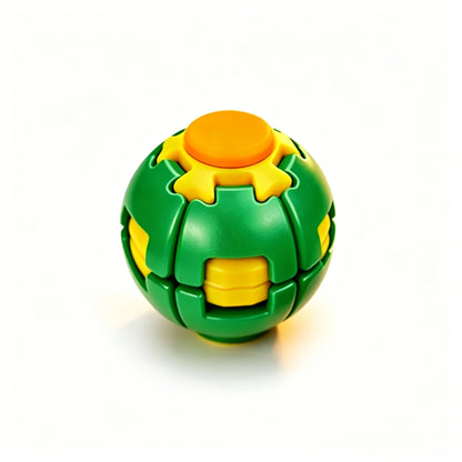2026 New 3D Gear Fidget Squishies Ball Dual Press Rotate Finger Spinner Pocket Portable Stress Relief Office Adult Anxiety Toy